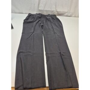 Haspel Dress Pants Mens 48x36 Gray Silk Pleated Wide-Leg Big & Tall Relaxed Fit